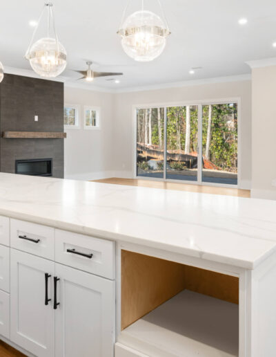Stylish window placement in new home design