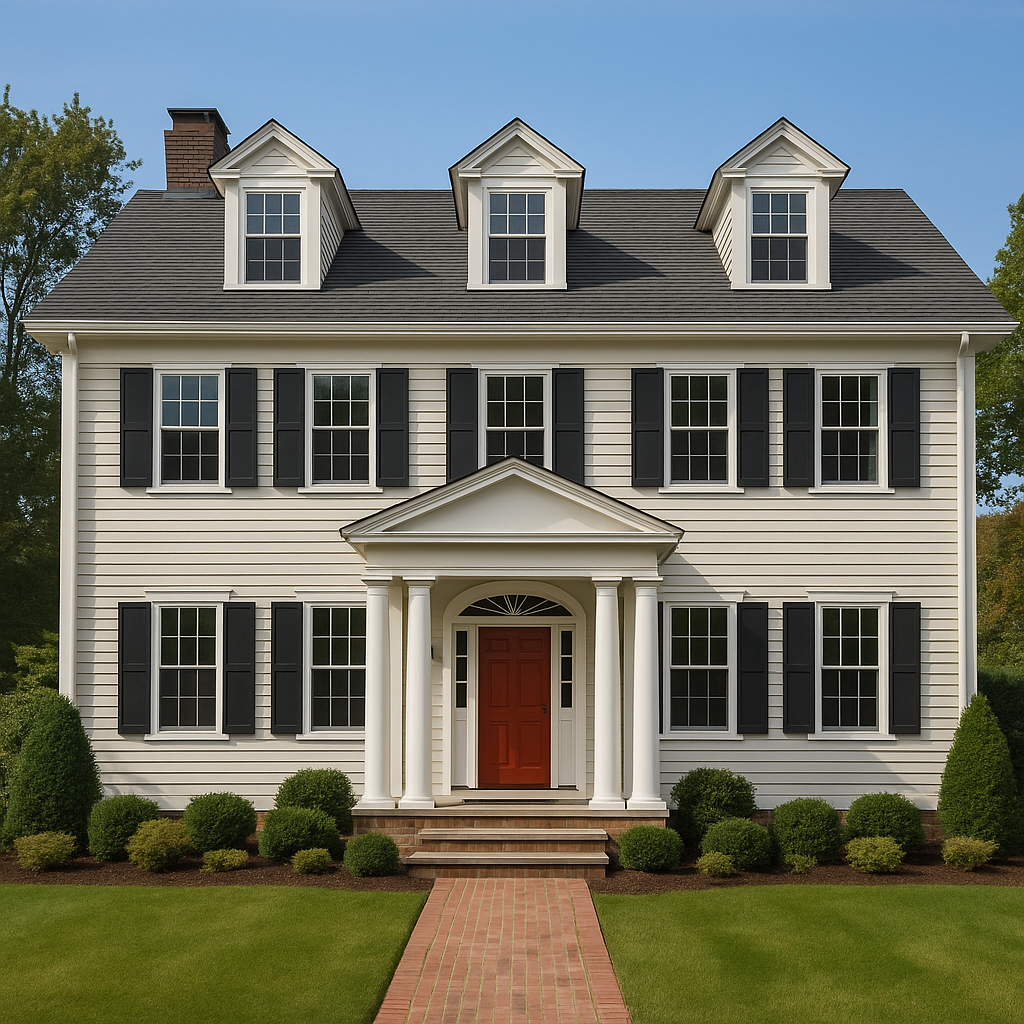 custom home in atlanta neo colonial 2 story